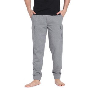 Pantalones Deportivos Casuales Ligeros para Hombre, al por Mayor, con Logotipo Bordado Personalizado, Puños Acanalados, Forro Polar Suave, para Gimnasio y Ejercicio - Product Image 2