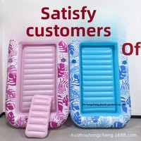 Lit flottant gonflable personnalisé en PVC pour piscine extérieure, avec dossier pour adultes, pour bronzer, tailles L et XL
