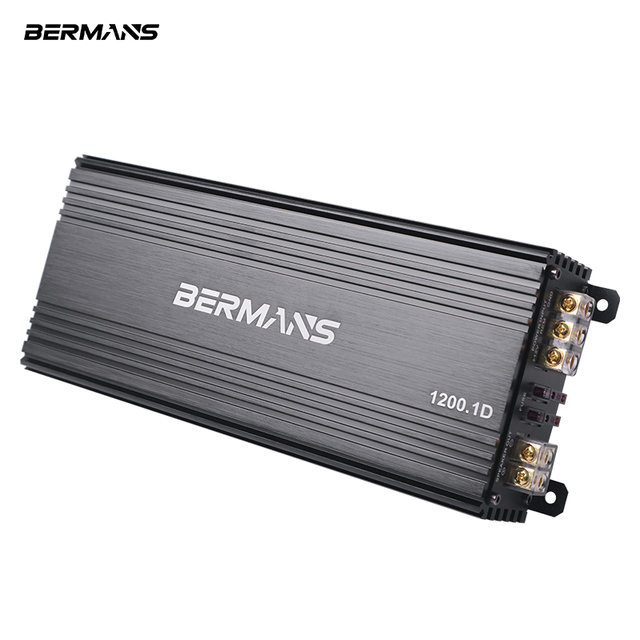 1000W RMS Car Amplifier Mini High Power Class D Monoblock Amp for Car Speakers 1 Channel Subwoofer Power Amp