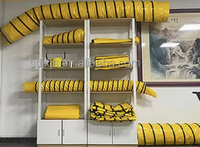 Avion PCA Climatisation au sol Tuyau flexible Tuyau de ventilation isolé HVAC Refroidissement Tube d'échappement Débit d'air portable