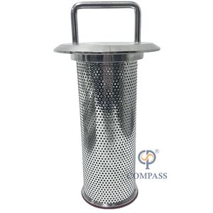 DN50 Acero Inoxidable Sanitario de Grado Alimenticio SS316L Sanitaria Tri Clamp Colador sin Retención Codo Tipo Y Filtro con Perforado - Product Image 5