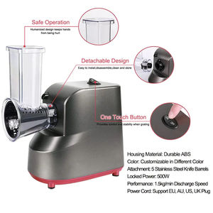 Coupe-légumes multifonctionnel Coupe-légumes <span class=keywords><strong>électrique</strong></span> domestique Coupe-carottes entièrement automatique <span class=keywords><strong>Râpe</strong></span> <span class=keywords><strong>à</strong></span> <span class=keywords><strong>fromage</strong></span> - Product Image 5