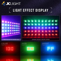 Lumière de scène, éclairage de bar DJ, matrice LED 5x5, 25x10W RGB DMX512, activée par le son, IP33, en alliage d'aluminium, lumière blinder