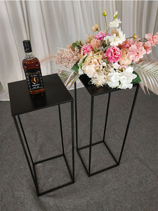 Furun Factory Table à dessert élégante en acier inoxydable pour gâteau de mariage, plinthe d'affichage, décoration d'anniversaire de mariage - Product Image 6