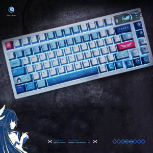 <span class=keywords><strong>Clavier</strong></span> en alliage d'aluminium personnalisé MTA752, touches métalliques peintes avec écran et bouton, claviers sans fil OEM/ODM pour joueurs - Product Image 2