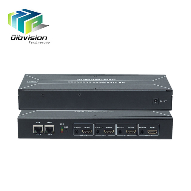 1080P HD H264 H265 IPTV Streaming Encoder Video Audio Encoder RTSP HLS