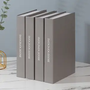 Estatuilla de playa mesa en blanco hogar logotipo barato venta al por mayor revista deco caja falsa personalizada negro Kana libros falsos páginas 12,9x8,9