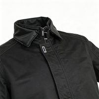 Chaqueta Trucker Ligera de Tela Encerada y Chaqueta Bomber Casual para Hombre, Prenda Exterior Elegante y Transpirable con Corte Holgado