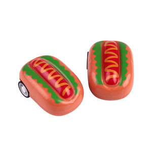 Nuovo Prodotto di Tendenza Molto Divertente a Prezzo di Fabbrica: Auto Giocattolo in Plastica di Alta Qualità a Forma di Hot Dog con Funzione Pull Back - Product Image 5