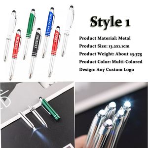 Bolígrafo Publicitario Promocional con Luz LED Personalizada, Bolígrafo con Linterna y Logotipo - Product Image 2