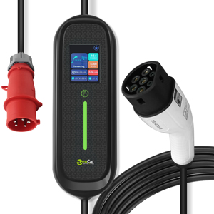 <span class=keywords><strong>Zencar</strong></span> 11KW 16A C30 400V evse <span class=keywords><strong>EV</strong></span> ชนิดที่2 AC แบบพกพารถไฟฟ้าบ้านชาร์จเร็ว IP65 CE 5M สาย TPU - Product Image 1