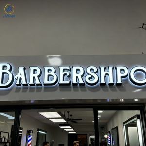 חנות בהתאמה אישית חנות הוביל סימן אור 3D הוביל אות עסקית שילוט לוגו מסעדה לוגו לוח שלט עבור פרסום חיצוני - Product Image 3