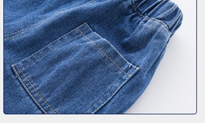 เสื้อผ้าเด็ก ผลิตในจีน กางเกงเด็ก กางเกงยีนส์ขายาวสำหรับเด็ก ขายส่ง - Product Image 4