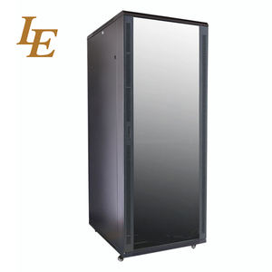 Armoires informatiques pour infrastructures informatiques LE Brand 19'' 800 mm de largeur 18U-47U avec porte avant en verre et porte arrière en acier métallique - Product Image 4