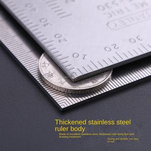 Stanley Gerader Winkellineal, Edelstahl-Aluminium-Sitz, Stahl-Nivellierlineal für Holzbearbeitung, Bau und Haushalt - Product Image 5