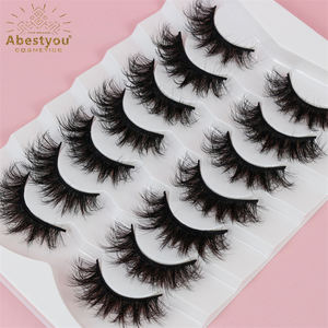 <span class=keywords><strong>Cils</strong></span> <span class=keywords><strong>faux</strong></span> en vison synthétique Abestyou, <span class=keywords><strong>effet</strong></span> 3D, bande complète, faits à la main, super fins, naturels, longs, volume <span class=keywords><strong>russe</strong></span>, <span class=keywords><strong>cils</strong></span> vaporeux - Product Image 4
