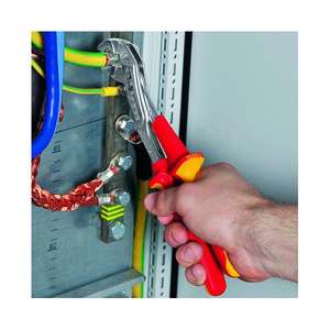 KNIPEX-Alligator 88 06 250®Pince pompe à eau chromée, poignées isolées avec poignées multi-composants, testées VDE - Product Image 2