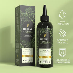 Private Label Vegan organico olio per capelli a base di erbe per la crescita dei capelli con facile applicatore per capelli secchi o danneggiati uomini e donne - Product Image 3