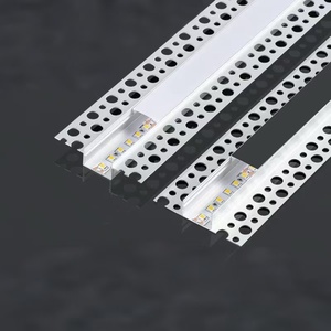 Profilo Canale Alloggiamento per Illuminazione Lineare a Montaggio Superficiale Angolo di 45 90 Gradi in Alluminio per Striscia Luminosa a LED - Product Image 5