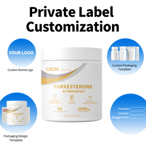 Cápsulas de Turkesterona y Tongkat Ali al por mayor de fábrica OEM para vendedores de Amazon FBA, plazo de entrega rápido, MOQ bajo - Product Image 2