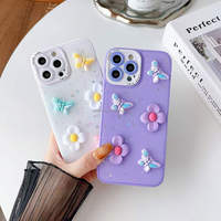 Étui de téléphone portable fin en TPU+PC deux-en-un, style unique et féminin, personnalisé, brillant et scintillant, amusant