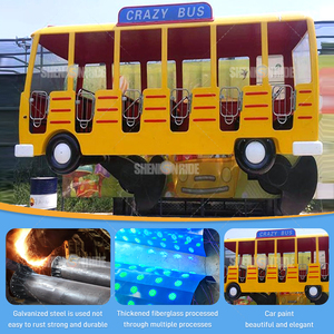 Fun Mini Miami Ride Crazy bus ride para niños de 3 a 12 años, perfecto para parques infantiles al aire libre - Product Image 6