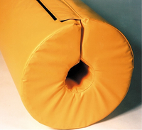 Protections de poteaux de sécurité pour salle de sport, rondes, en PVC, avec revêtement en mousse EPE/mousse souple, taille et couleur personnalisables