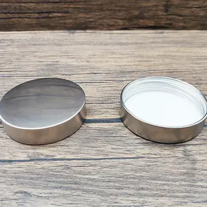 Yeni cam turşu kavanozu gümüş 304 paslanmaz çelik vida 70MM kapaklı maç düzenli cam turşu kavanozu geniş ağızlı kurabiye jöle