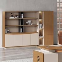 Armoires de classement modernes en bois massif - Rangement modulaire durable grande capacité avec serrures, couleurs personnalisables pour appartement, maison, bureau, salon