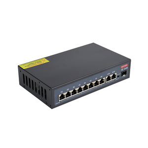 LingShi PoE <b>Switch</b> 8 Ports Gigabit Ethernet Surveillance <b>Network</b> Power Supply Built-in Power - Product Image 4