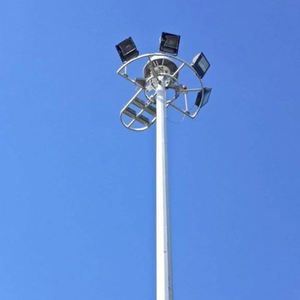 뜨거운 판매 높은 마스트 라이트 폴 16m 18 25 30 미터 30 m 미니 태양 광 사양 드로잉 축구 필드 투광 조명 가격 - Product Image 6