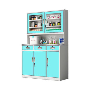 Armoire de <span class=keywords><strong>pharmacie</strong></span> en acier inoxydable <span class=keywords><strong>pour</strong></span> hôpital, laboratoire, <span class=keywords><strong>cuisine</strong></span> extérieure, école, clinique – Métal moderne <span class=keywords><strong>pour</strong></span> atelier et entrepôt - Product Image 5