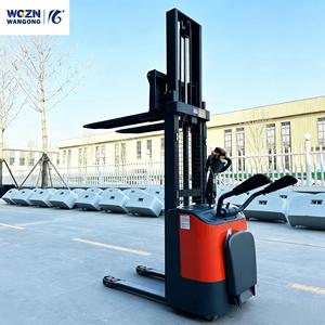 Venta Directa de Fábrica Nuevo Semimontacargas Elevador de Palets de Alta Capacidad 2 Toneladas Operación de Pie Segura Equipado con Va - Product Image 4