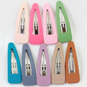 Pinces à cheveux pour filles, en plastique, Style Simple, couleurs vives, épingles à cheveux 2020 - Product Image 1