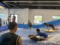 Machine de simulation de surf la plus populaire ASNL-1002 Single Track Professional Edition Indoor Surf Machine One lane Surfer