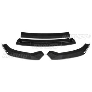 4 piezas de alerón difusor protector de labio de parachoques delantero para Audi A3 S-line / S3 2017-2019 - Product Image 3