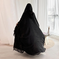 Nouvelle Abaya Sharut en Gros de Dubaï, Robe Kimono de Soirée Personnalisée de Luxe, Robe Brillante Élégante pour l'Aïd, Ensemble Abaya en Organza pour Femmes Musulmanes