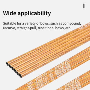 Aste per Frecce in Carbonio Effetto <span class=keywords><strong>Legno</strong></span> SPG, <span class=keywords><strong>Spine</strong></span> 400-800, per Arco Ricurvo Tradizionale, Longbow, Caccia, Tiro, Accessori Fai-da-Te - Product Image 4