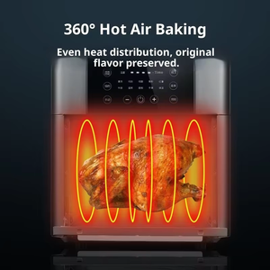 12L <strong>Family</strong> Size Modern Oil-Free <strong>Air</strong> <strong>Fryer</strong> 2-Layer Stainless Steel Square Digital Electric Energy Saving Kitchen Appliance - Product Image 4