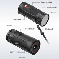 Monoculaire thermique infrarouge à vision nocturne tactique de chasse, synchronisation audiovisuelle, charge rapide, profil haut, métal, extérieur