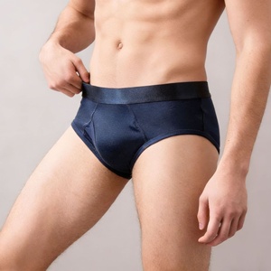 Slip da Uomo in Modal con Fascia Elastica Larga, Traspiranti ed Elasticizzati, Comodi per <span class=keywords><strong>l</strong></span>'Uso Quotidiano, Vendita all'Ingrosso con Logo Personalizzato - Product Image 1