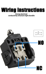 Actuador de émbolo de pasador Superior de Acción a presión CNTD IP65 10A interruptor de límite eléctrico interruptor de enclavamiento de seguridad sin contacto - Product Image 2