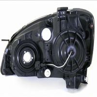 Faros ámbar para Nissan Altima, luces de color negro, para modelos 2002, 2003, 2004, LHD