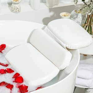 Cuscino da <span class=keywords><strong>bagno</strong></span> Spa a 3 pannelli ergonomico per vasca supporto per collo e schiena per Spa e bagni - Product Image 1