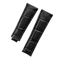 Correa de Reloj de Cuero de Lujo de 20 mm, Duradera, para Rolexx <span class=keywords><strong>Daytona</strong></span>, con Cierre Desplegable, Venta al por Mayor - Product Image 5