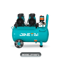 Compresseur d'air portable sans huile à double tête 334L/min 80L 3HP pour le nettoyage de la peinture automobile, fabrication personnalisée