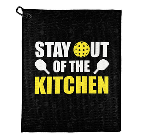 Serviettes de golf <span class=keywords><strong>Wolf</strong></span>, serviettes de sport avec motifs de raquettes, balles et phrases, serviettes de pickleball, cadeau de retraite - Product Image 5