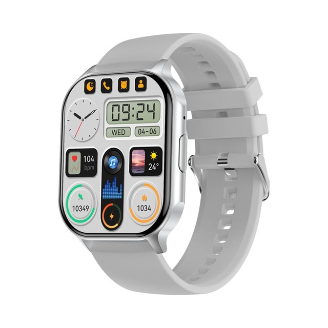 AMOLED Screen HK26 Waterproof Smartwatch Heart Rate Blood Pressure Health Tracker BT Call Smart Watch for Men Women