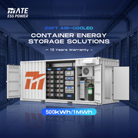 Système solaire hybride MATE avec conteneur de stockage de batteries LifePO4, système solaire 1MWH 500KWH BESS, centrale électrique avec certification UN38.3 pour centre de données
