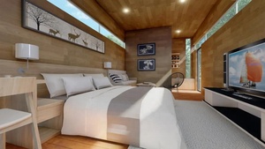 Casa de huéspedes con contenedor personalizado de gama alta: paredes panorámicas de vidrio con diseño de vista al mar - Product Image 5